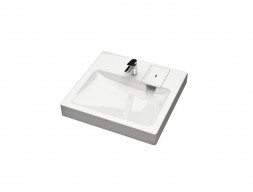 Раковина над Стиральной Машиной «Marrbaxx» Монако 60, Квадратная, Белый (V51)