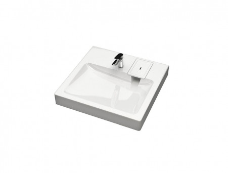 Раковина над Стиральной Машиной «Marrbaxx» Монако 60, Квадратная, Белый (V51)