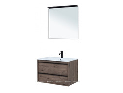 Комплект Мебели для Ванной «Aquanet» Lino 80 Дуб Веллингтон (00271956)