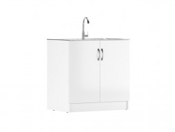 Тумба под Кухонную Мойку «Айсберг» Белый, 546x800 (D6080BL)