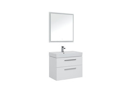 Комплект Мебели для Ванной «Aquanet» Nova 75 Белый (2 Ящика) (00243255)