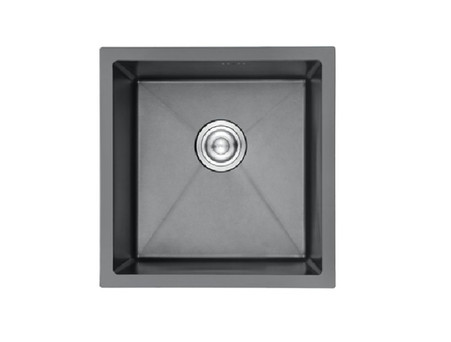 Мойка для Кухни «Aflorn» Premium, Квадратная, 44x44x22, 3 мм, Графит (AF94444F)