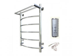 Электрический Полотенцесушитель «Тругор» ПЭК 5 П СП 80x40 с Полкой, Хром (Пэксп5П80х4032)