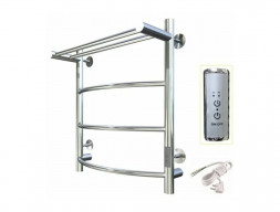 Электрический Полотенцесушитель «Тругор» ПЭК 5 П СП 60x40 с Полкой, Хром (Пэксп5П60х4032)