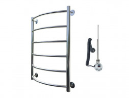 Электрический Полотенцесушитель «Тругор» Приоритет 1 элТЭН 80x50, Хром (Приоритет1/элТЭН8050)