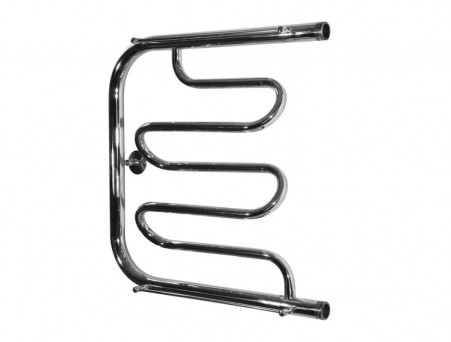 Водяной Полотенцесушитель «Тругор» ПМ 2 П 60x50 с Полкой, Хром (ПМ2/6050П)