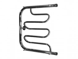 Водяной Полотенцесушитель «Тругор» ПМ 2 П 50x50 с Полкой, Хром (ПМ2/5050П)