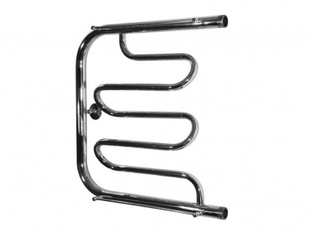 Водяной Полотенцесушитель «Тругор» ПМ 2 П 50x50 с Полкой, Хром (ПМ2/5050П)