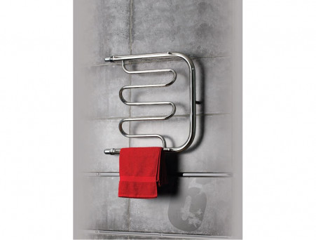 Водяной Полотенцесушитель «Тругор» ПМ 2 П 50x50 с Полкой, Хром (ПМ2/5050П)