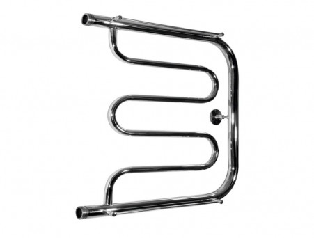 Водяной Полотенцесушитель «Тругор» ПМ 1 П 60x60 с Полкой, Хром (ПМ1/6060П)