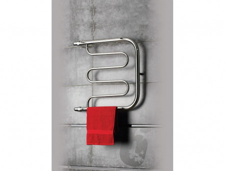 Водяной Полотенцесушитель «Тругор» ПМ 1 П 60x60 с Полкой, Хром (ПМ1/6060П)