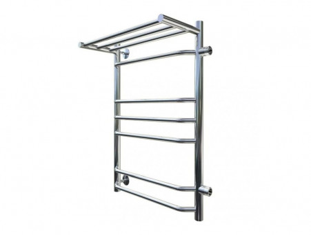 Водяной Полотенцесушитель «Тругор» Браво 3 П ПМ R 80x40 с Полкой, Хром (Браво3/ПМ508040Пправ)