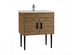 Тумба под Раковину «Домино» Three Оскар 75, Напольная, без Ящика (LTh3801T)