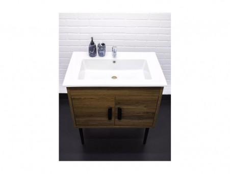 Тумба под Раковину «Домино» Three Оскар 75, Напольная, без Ящика (LTh3801T)