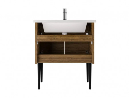 Тумба под Раковину «Домино» Three Оскар 75, Напольная, без Ящика (LTh3801T)