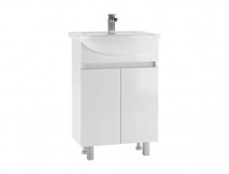 Тумба под Раковину «Айсберг» Норма Уют 55, Напольная, без Ящика (DA1629T)