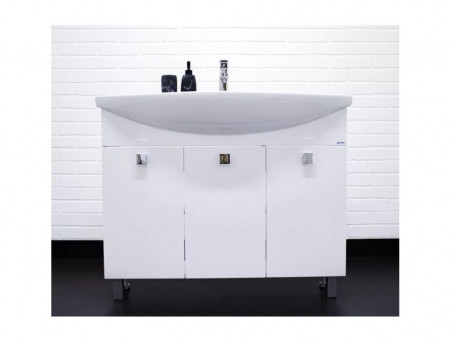 Тумба под Раковину «Айсберг» Мега Элеганс 105, Напольная, без Ящика (DM4603T)