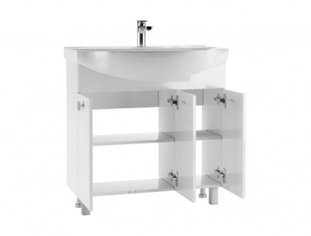 Тумба под Раковину «Айсберг» Мега Элеганс 85, Напольная, без Ящика (DM4602T)