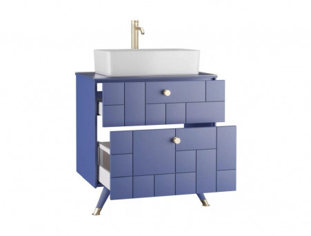 Тумба под Раковину «Level» Four 70 Олимпия 56, Подвесная, 2 Ящика (LF3901T)