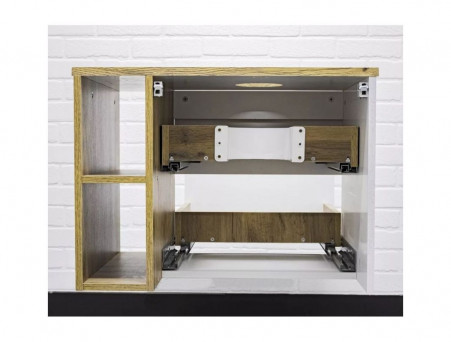 Тумба под Раковину «Домино» Frost B2 70 Joy 46, Подвесная, 2 Ящика (DF3401T)