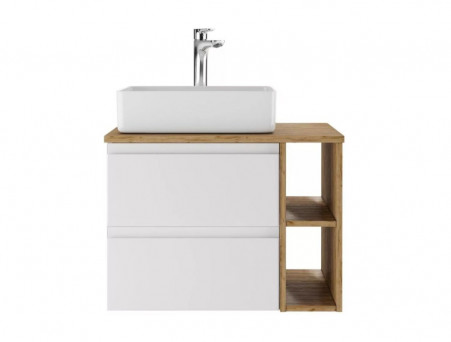 Тумба под Раковину «Домино» Frost B2 70 Joy 46, Подвесная, 2 Ящика (DF3401T)