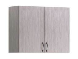 Шкаф для Ванной «Домино» Настенный, Дуб Серый, 30x80 см (D3080DG)