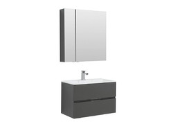 Комплект Мебели для Ванной «Aquanet» Алвита 80 Серый Антрацит (00241387)