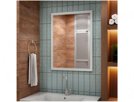 Зеркало для Ванной «Континент» Burzhe 50x70 см, Подсветка LED, Бесконтакный Сенсор (ЗЛП541)