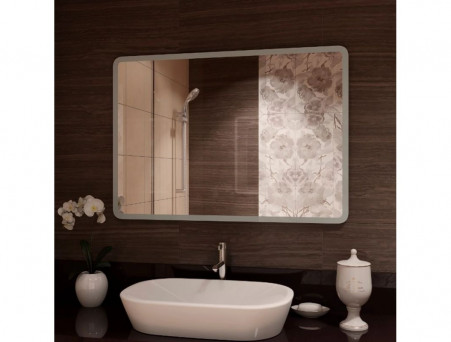 Зеркало для Ванной «Континент» Sevilla 50x70 см, Подсветка LED, Сенсорная Кнопка (ЗЛП469/1)