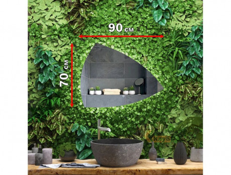 Зеркало для Ванной «Континент» Trezhe 100x70 см, Подсветка LED, Бесконтакный Сенсор (ЗЛП316)