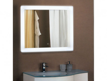 Зеркало для Ванной «Континент» Trezhe 80x70 см, Подсветка LED, Бесконтакный Сенсор (ЗЛП315)