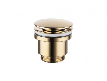 Донный Клапан «Lemark» Click-Clack Универсальный 1 ¼, Золото (LM8500G)