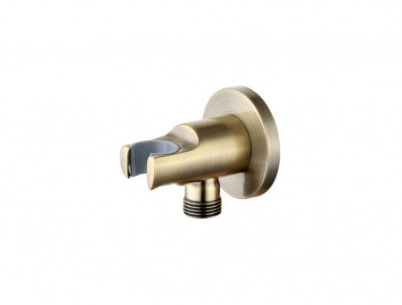 Подключение для Душевого Шланга «Lemark» с Креплением для Лейки, Бронза (LM4885B)