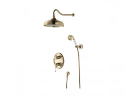 Смеситель для Душа «Lemark» Villa, Встраиваемый, Бронза и Белый (LM4829B)