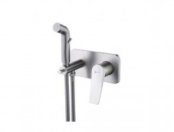 Смеситель с Гигиеническим Душем «Lemark» Bronx, Встраиваемый, Графит (LM3720GM)