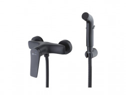 Смеситель с Гигиеническим Душем «Lemark» Bronx, Чёрный (LM3718BL)