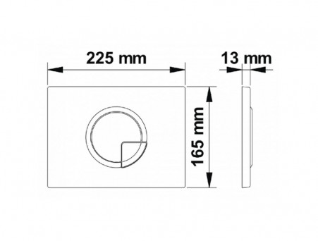 Система Инсталляции для Унитазов «Berges» Novum, Кнопка R5 Soft Touch, Чёрная (040225)