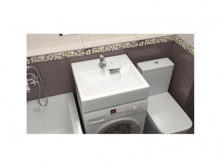 Раковина над Стиральной Машиной «Marrbax» Стайл V50D1, Прямоугольная, Белый (V050D001)