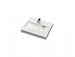 Раковина над Стиральной Машиной «Bergg» Адель V53D1, Прямоугольная, Белый (V053D001)