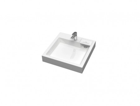 Раковина над Стиральной Машиной «Marrbax» Люкс V61, Квадратная, Белый (V061D001)