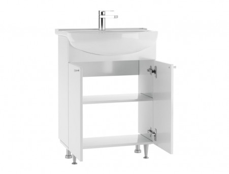 Тумба под Раковину «Домино» Амур 60 Промо, Без Ящика (DP2602T)