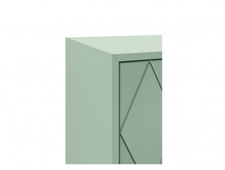 Пенал для Ванной «Level» 35 One, без Ящика, Зеленый Матовый, Левый (LO3502P)