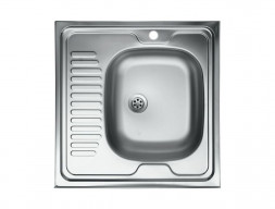 Мойка для Кухни «Vladiks» 60x60, Чаша Справа, без Сифона (L-403R)