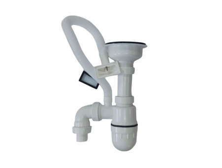 Мойка для Кухни «Vladiks» 41, Круглая, Врезная, с Сифоном (L-451)