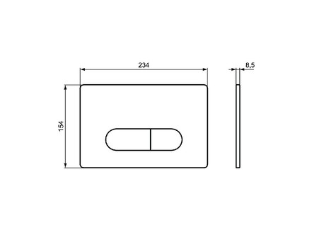 Комплект «Ideal Standard» Инсталляция ProSys Eco Frame M, Унитаз Connect, Сиденье и Кнопка