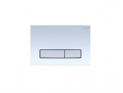 Панель Смыва «Aquatek» Slim Прямоугольная, Белая, Никель (KDI-0000022)