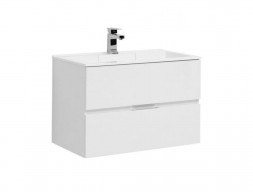 Тумба с Раковиной «Aquanet» Алвита 80, Белый Глянец (235339+187094)