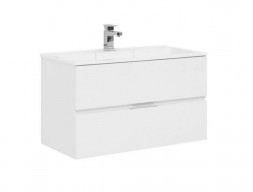 Тумба с Раковиной «Aquanet» Алвита 90, Белый Глянец (235340+187182)