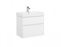 Тумба с Раковиной «Aquanet» Бруклин 70, Белый Глянец (203959+198207)