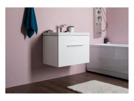 Тумба с Раковиной «Aquanet» Порто 70, Белый Глянец (241747+178717)